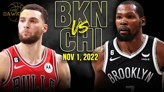 Brooklyn Nets vs Chicago Bulls Full Game Highlights | Nov 1, 2022 | FreeDawkins