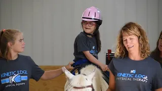 Hippotherapy at Kinetic Edge Physical Therapy