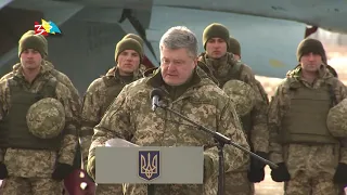 Объектив 6 12 18 Президент Порошенко проводил военных на Восток