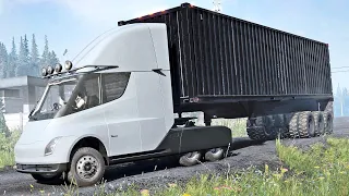 Tesla Semi vs SnowRunner