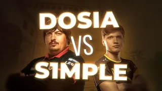 DOSIA ИГРАЕТ ПРОТИВ S1MPLE / ДОСЯ РАЗНОСИТ НА МИРАЖЕ С AWP