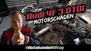 Audi A6 4F 3.0TDI Motorschaden nach Auslieferung | Glühkerze sagt tschau | Lohnt sich der Aufwand ?!