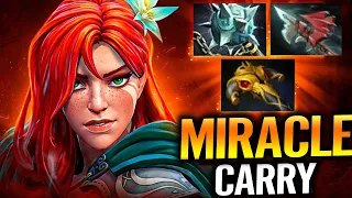 MIRACLE Windranger One Focus Fire Kill Enter Carry Mode Dota 2