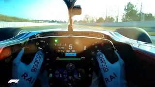 Kimi Raikkonen Mode! (Visor Cam) | F1 Testing 2019