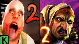 Mr Meat 2 VS Witch Cry 2 - Full Gameplay