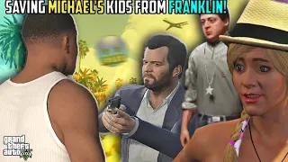 MICHAEL SAVING HIS KIDS FROM FRANKLIN! 😡 || Ep - 4