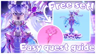 How to do the CELESTIA & NAID quest for FREE SET & SCEPTER | Astro Renaissance Roblox