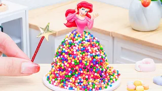 Ariel Princess Cake 💕 Amazing Miniature Pull Me Up Cake Decorating By Mini Cake Star