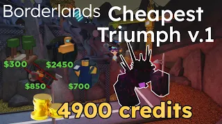 (SOLO) Cheapest Triumph v.1 - Tower Battles [ROBLOX]