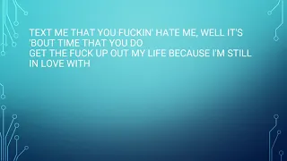 Sick of you (Lyrics) V Productions