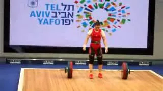 COBAN Aysegul. TUR .53 kg Category Women. 114kg Clean&Jerk . 06/04/14