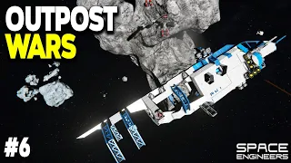 Locating THE BASE!! - Space Engineers: OUTPOST WARS - Ep #6