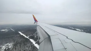 Southwest Airlines Boeing 737-800 Landing at Manchester-Boston Regional Airport KMHT