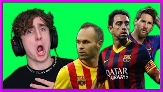 Xavi, Iniesta & Messi ● Golden Trio [TIKI TAKA] *REACTION*