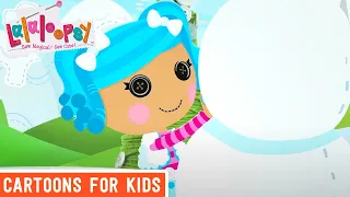 Building the Perfect Snowman | Lalaloopsy Clip | Cartoons for Kids