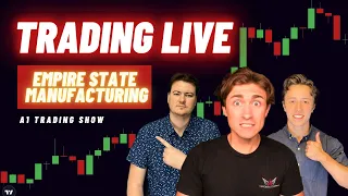 LIVE Trading GOLD, NAS100, EURUSD | Empire State Manufacturing | - NY Session Ft. @XtrahotForex