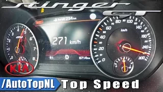 KIA STINGER GT 3.3 V6 AWD ACCELERATION & TOP SPEED 0-271km/h by AutoTopNL