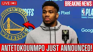 MY GOODNESS! GIANNIS ANTETOKOUNMPO TO JOIN WARRIORS!  LOOK WHAT GIANNIS SAID SHOCKED THE NBA