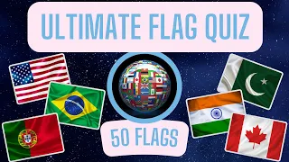 Guess The Flag Quiz 🌎🚩 50 Flags From Easy to Hard!!! #flagquizz #geographyquiz #worldquiz