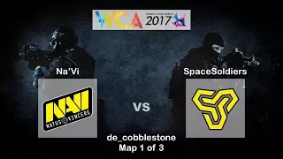 Na'Vi vs SpaceSoldiers WCA Europe 2017 Map 1 Cobblestone BO3