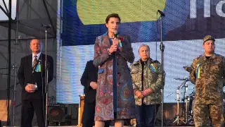 Відкриття фонтану Рошен-2015. Виступ Марини Порошенко