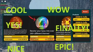 Buying Recolor!!😱 |Kaiju universe