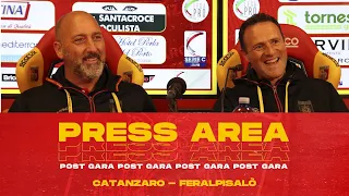 PRESS AREA | IL PROF DEL FOSCO E MISTER ZAMBARDI NEL DOPO GARA DI CATANZARO - FERALPISALÒ 🎙️