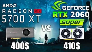 RTX 2060 SUPER vs RX 5700 XT Test in 9 Games