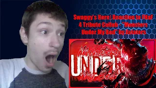 Swaggy's Here| Reaction to FNaF 4 Tribute Collab - "Monsters Under My Bed" by Aviators