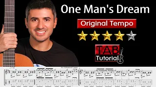 One Man's Dream by Yanni | original Tempo + Sheet & Tab