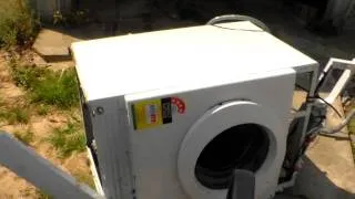 washing machine destruction