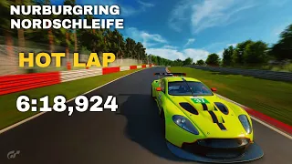 GT Sport Hot Lap Nurburgring Nordschleife Aston Martin DBR9 BoP ON