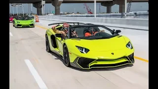 Lamborghini VS Lamborghini 100+ Lambos BLASTING From Lamborghini Miami BullFest 2019