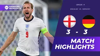 England vs Germany 3-3 Extеndеd Hіghlіghts & All Gоals 2022 HD |  Kane VS  Sane