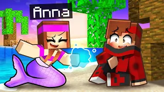 Anna est une Sirène Protectrice sur Minecraft !