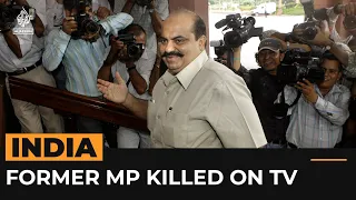 Former Indian politician and his brother shot dead on live TV | Al Jazeera Newsfeed