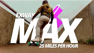 Exway X1 MAX Hub / Riot can reach 25MPH
