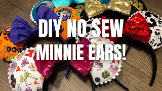 How To Disney: DIY No Sew Minnie Mouse Ears!