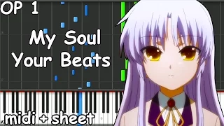 Angel Beats - My Soul, Your Beats Piano midi