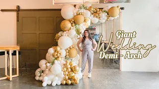 Large Wedding Balloon Demi-Arch