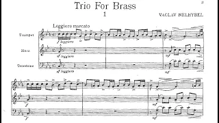 Nelhybel - Trio for Brass [score]