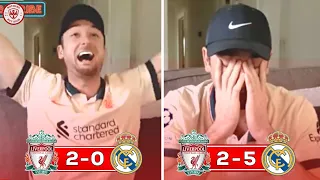 The Complete Collapse of a Liverpool Fan | Liverpool 2-5 Real Madrid Goal Reactions