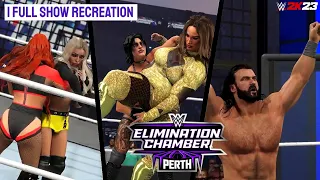 WWE Elimination Chamber 2024 Full Show Highlights | WWE 2K23 Simulation