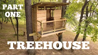 Ultimate Real Tree House / Tree Fort Build - Part 1 - Platform and Support Structure