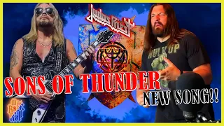 New Theme For My Band!! | Judas Priest - Sons of Thunder (Official Lyric Video) | REACTION