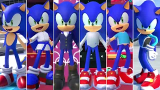 Mario & Sonic at the Olympic Games Tokyo 2020 - All Sonic Outfits