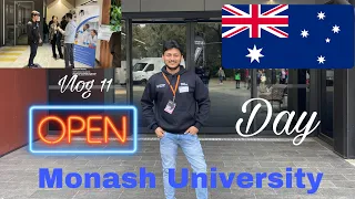 Monash University | Open Day | Volunteer | A day of a student.
