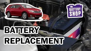 Toyota Venza L4 and V6 (2009 - 2016) - New Battery Install