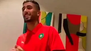 ايمن برقوق يغني لمجيئه للمنتخب