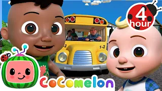 Ride To School Wheels on the Bus | CoComelon - Cody's Playtime | Songs for Kids & Nursery Rhymes